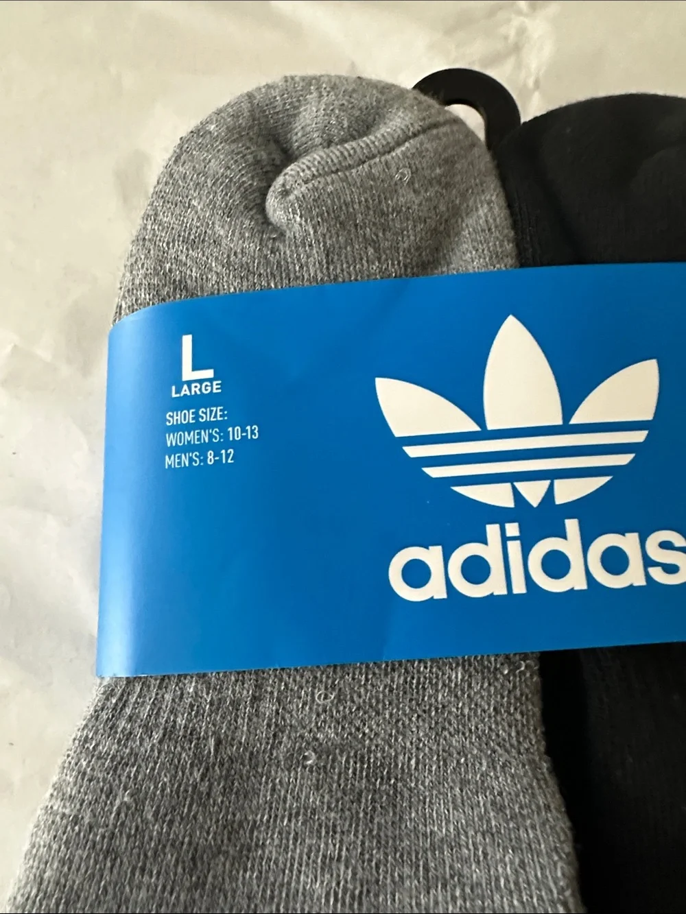 adidas Men’s No-Show Socks 6-Pack – Black & Gray